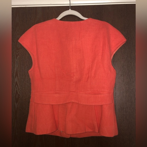 J. Crew coral fitted top size 6 - Picture 3 of 3